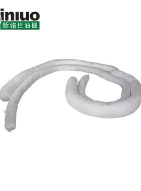 5206拦油栅吸油拖栏直径20CM长6M水面围油绳吸油条吸油绳