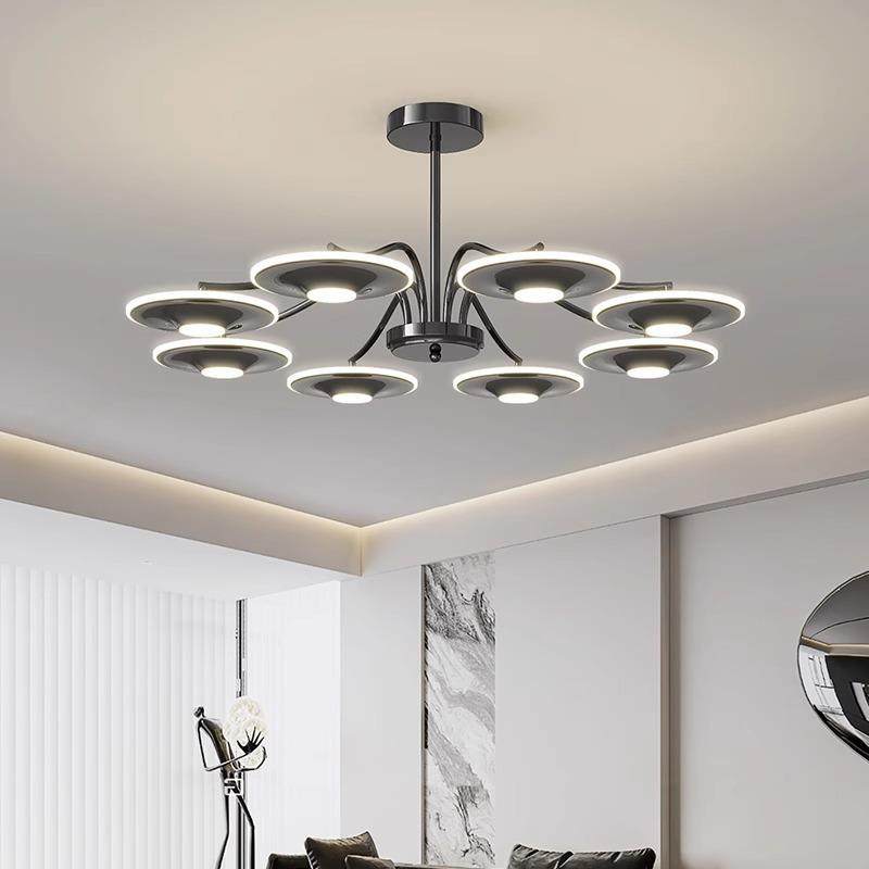 客厅吊灯意式极简设计师新款高级感大厅主灯护眼餐厅卧室吸顶灯具