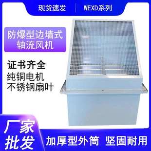 边墙风机工厂WEXD防爆玻璃钢边墙风机车间通风低噪音边墙轴流风机
