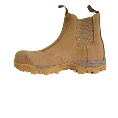 Australian chelsea steel toe working boots for mining worker
