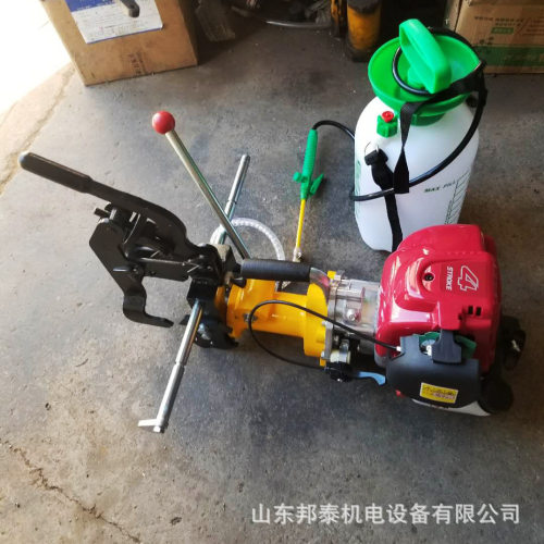 内燃动力轨道钻孔器 铁路1.2kw汽油机钻轨器 NZG-31型内燃开孔机
