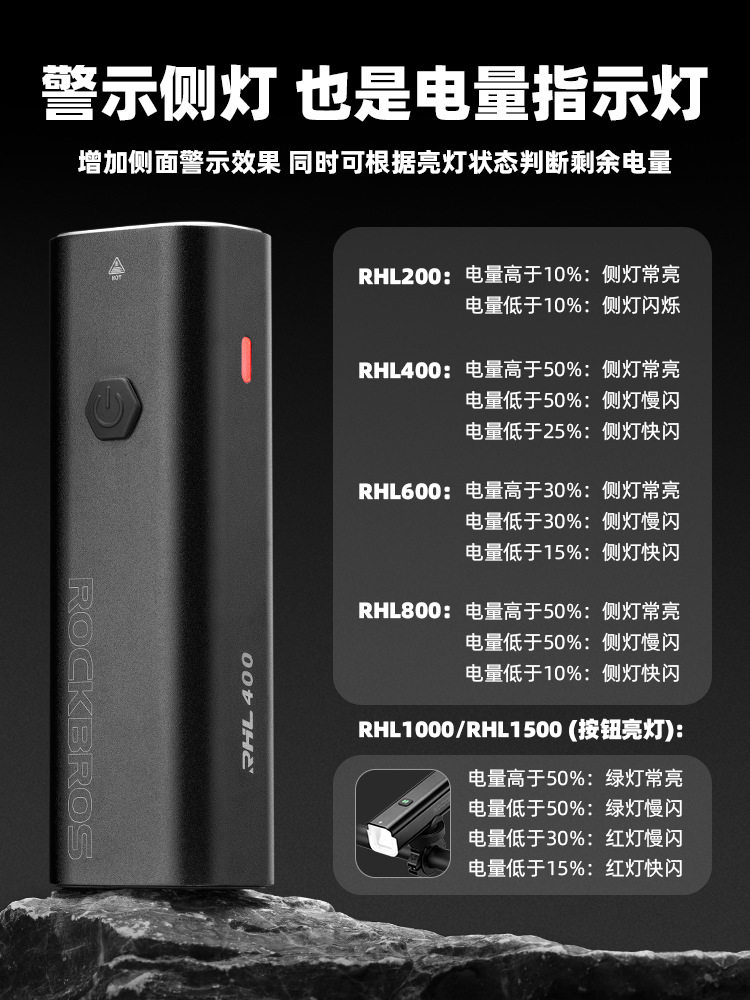 2026新款自行车灯套装夜骑防雨