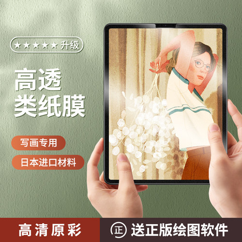 适用ipad类纸膜20新款r4