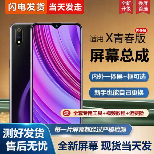 适用真我X青春版屏幕总成