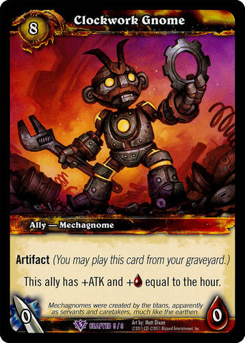 魔兽卡牌锻造卡ClockworkGnome