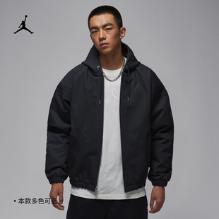 耐克 JORDAN男子运动休闲夹棉连帽夹克外套HV1849 010 104 NIKE