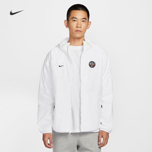 耐克 010 NIKE男子运动宽松休闲足球风摇粒绒保暖连帽外套IO7921