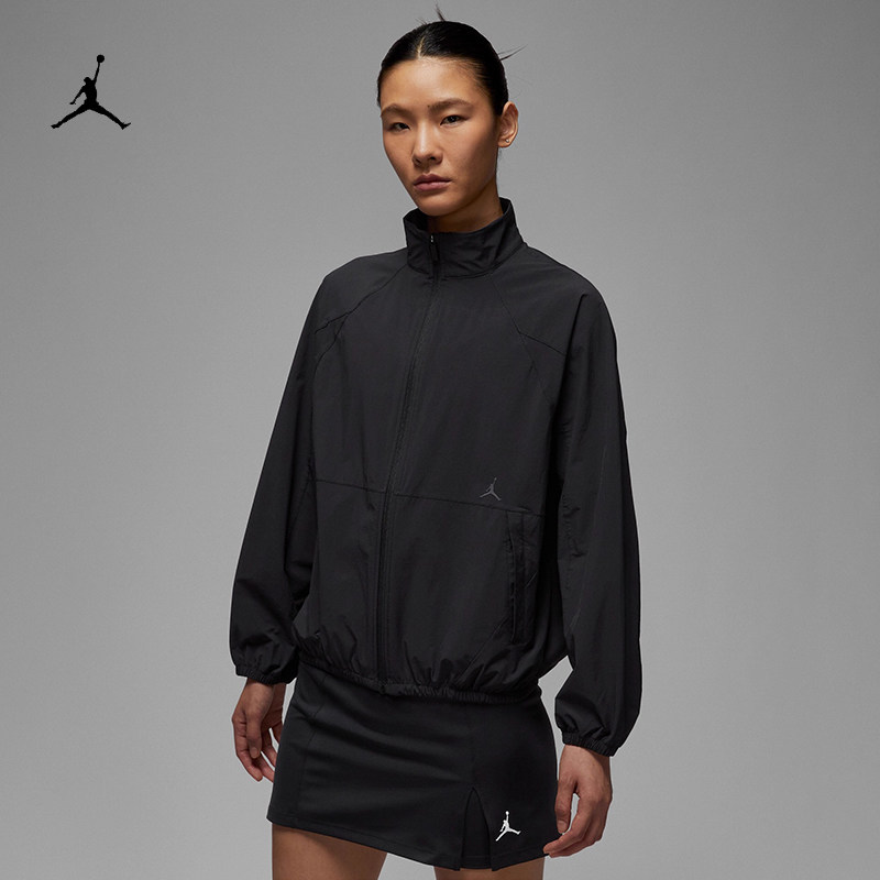 耐克/NIKE JORDAN女子运动宽松防晒立领夹克外套HQ8896-010-034