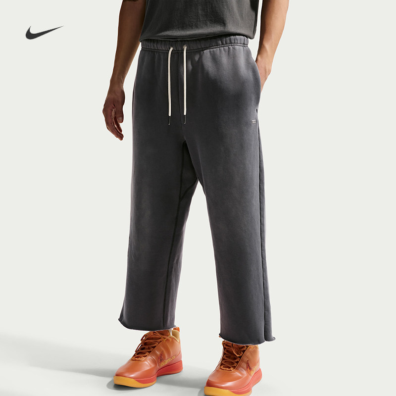 耐克/NIKE男子运动宽松休闲小标系列加绒篮球九分裤II3924-010