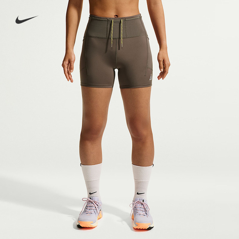 耐克/NIKE ACG女子速干户外越野跑步紧身运动短裤IO9644-010-004
