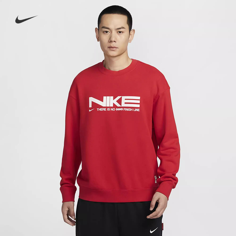 耐克男子蛇年新年款加绒圆领卫衣