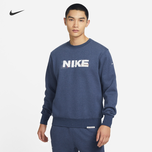 耐克男子运动休闲加绒圆领卫衣