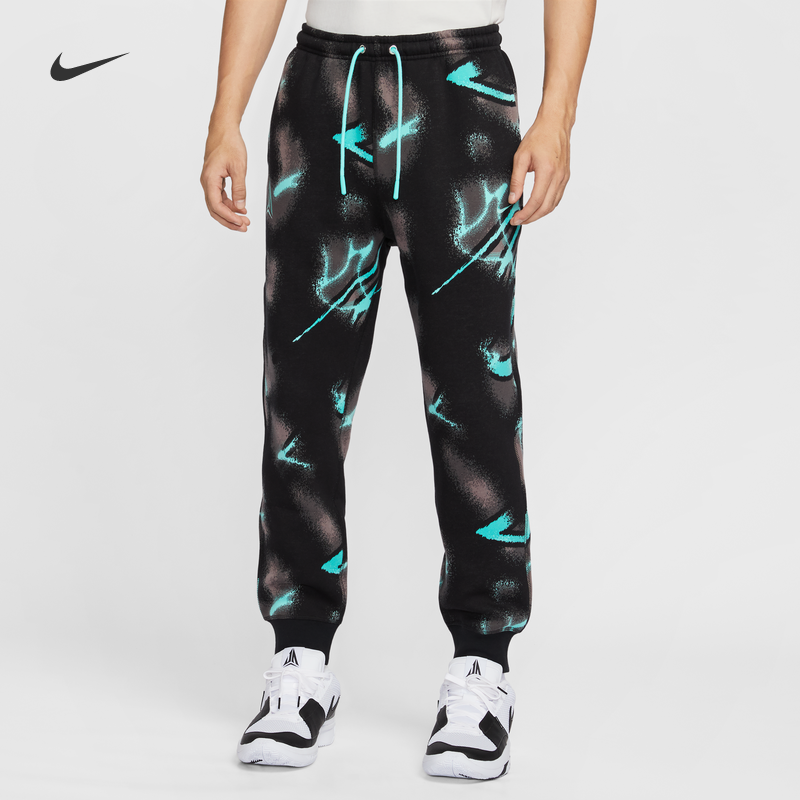 耐克/NIKE男子运动休闲加绒保暖JA莫兰特针织篮球长裤HV3383-339