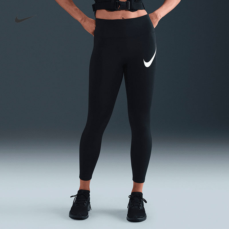 耐克/NIKE女子健身训练速干透气紧身打底裤运动长裤HV2305-010