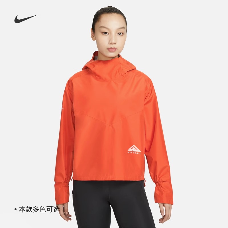 耐克女子户外防风雨越野跑步外套