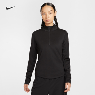 耐克/NIKE女子运动训练舒适高弹秋冬保暖跑步上衣HV3689-010-222