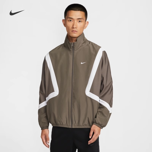 耐克/NIKE男子运动宽松休闲新款立领梭织防风夹克外套IM3355-004