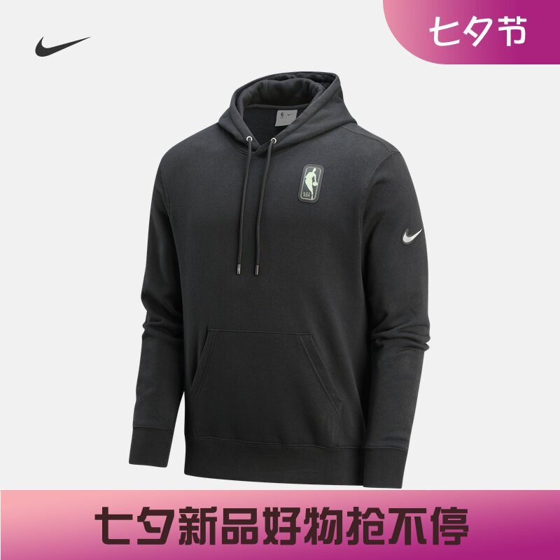 耐克/NIKE男子运动休闲薄绒保暖冬季新款连帽篮球卫衣HM6361-010