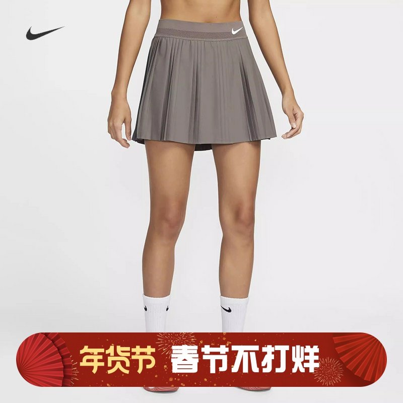 耐克/NIKE女子运动休闲郑钦文同款速干网球半身裙FZ6491-100-289