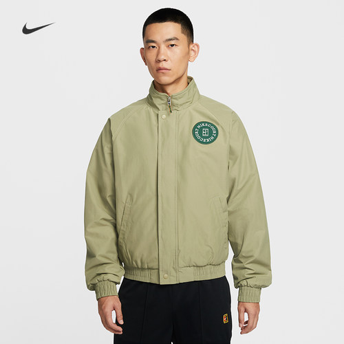 耐克/NIKE男子运动宽松休闲加绒保暖网球夹克外套HQ1745-043-276