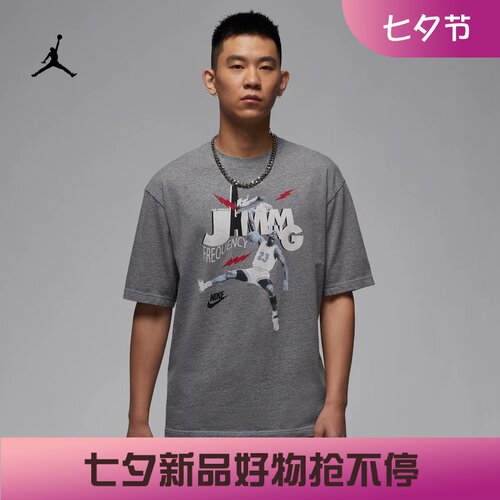 耐克男子休闲纯棉印花短袖T恤
