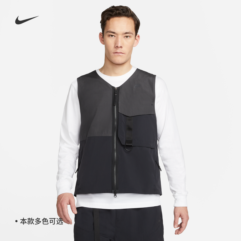 耐克男子工装风运动休闲背心马甲
