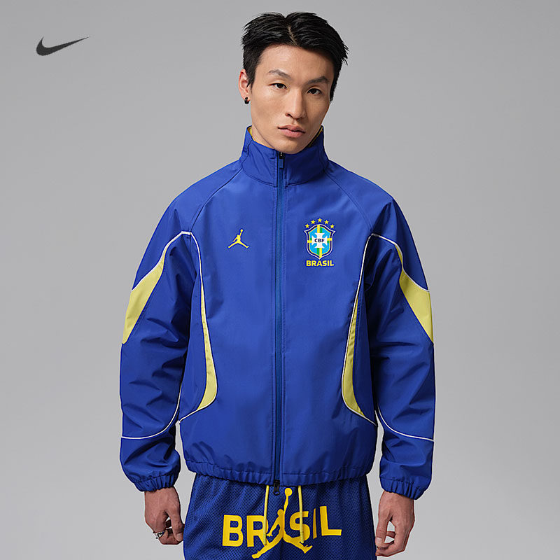 耐克/NIKE JORDAN男子运动休闲立领梭织篮球夹克外套IF3897-417