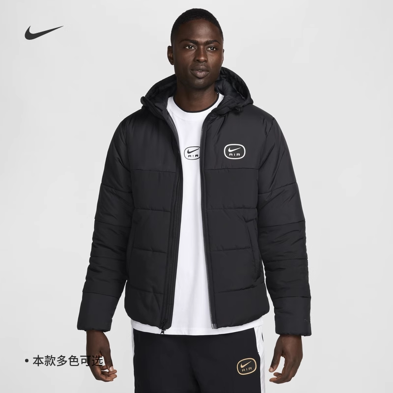 耐克男子训练休闲保暖棉服外套