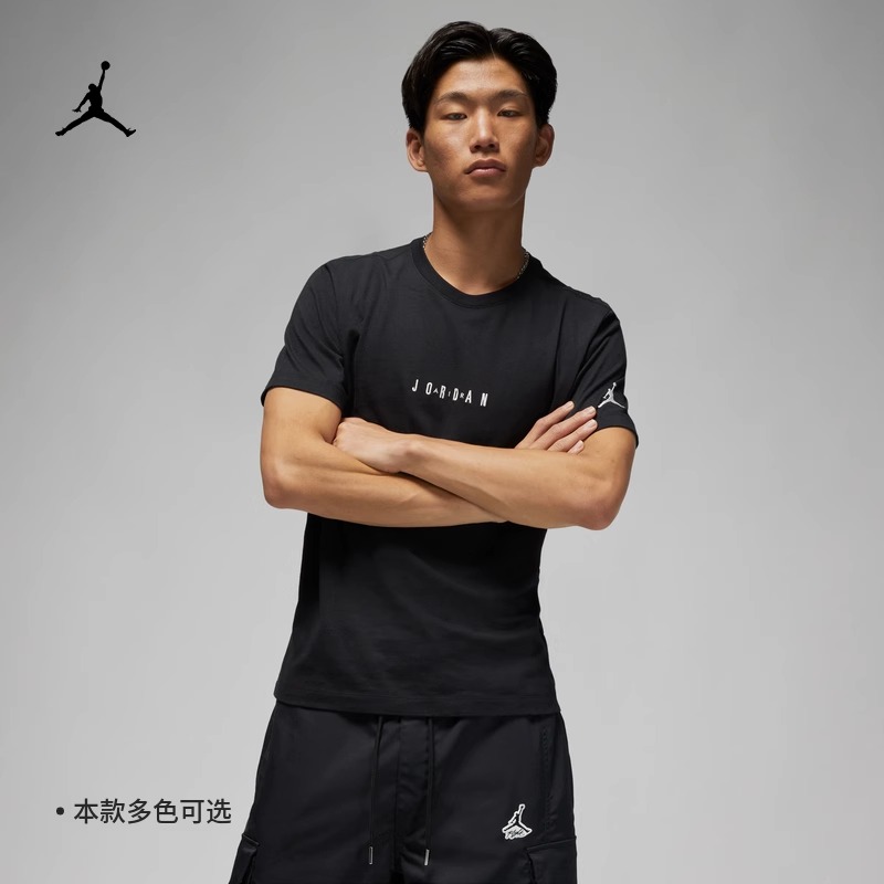 耐克男子休闲纯棉圆领短袖T恤