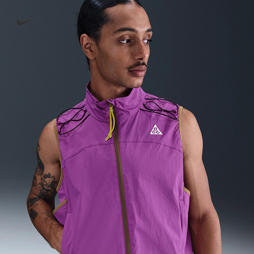 耐克/NIKE ACG男子运动训练户外拒水机能风马甲背心HV0601-010