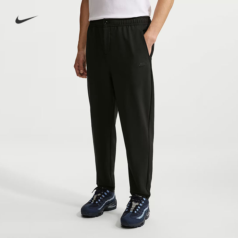 耐克/NIKE男子休闲加绒防风保暖收口锥形运动长裤IZ5779-010-281