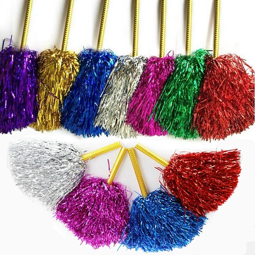 Длинная палочка тянет цветочный мяч La la La Laper Flower Stick Color Ball Детский фестиваль шоу