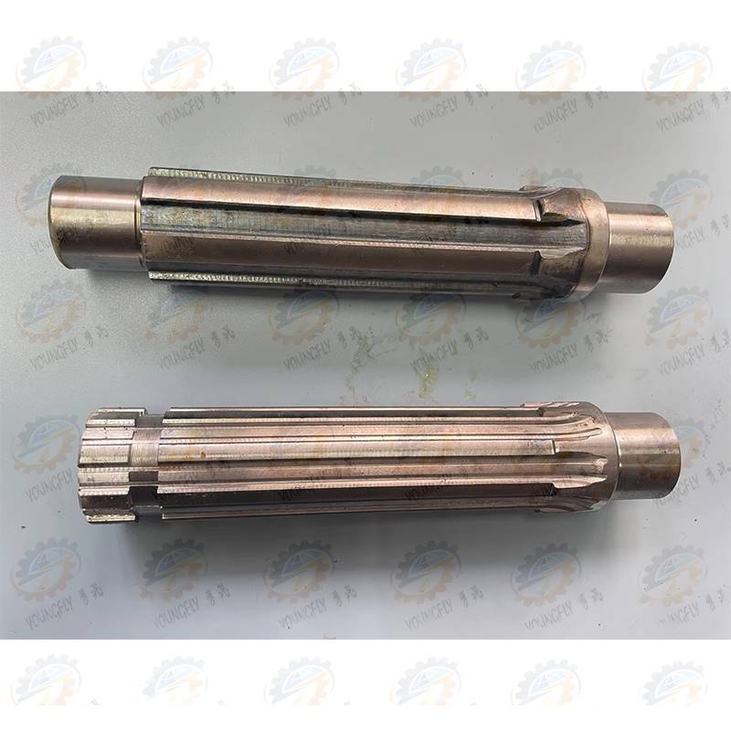 云南CY6140CY6 150宝鸡CS6140车床主轴箱承车箱2头057VI轴 花键轴