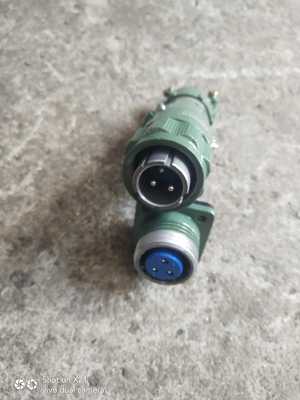 冲床配件沃得精机上航二锻脚踏开关配件三芯空插头/插座