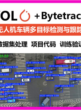 yolov11s+bytetrack 的无人机车辆目标检测与跟踪项目研究与实验