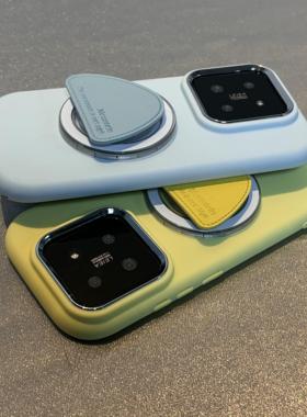 气质糖果色皮质支架K90适用K80小米17/15手机壳K70 至尊版NOTE11全包12磨砂K40S/K50PRO/Turbo3/14PRO+/13/12