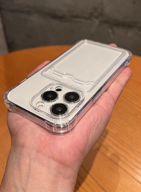 可放照片插卡包防摔适用K60至尊版小米15/14手机壳13PRO透明14T黑灰色K70红米TURBO3钱包12T一体NOTE13PRO软