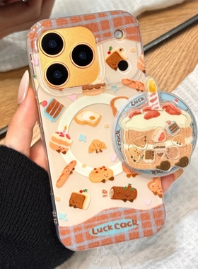 可爱jellycat满屏甜品蛋糕磁吸支架适用1加15/ACE6T一加13R手机壳12/9RT/11女oneplus ACE5竞速ACE3pro/ACE2V