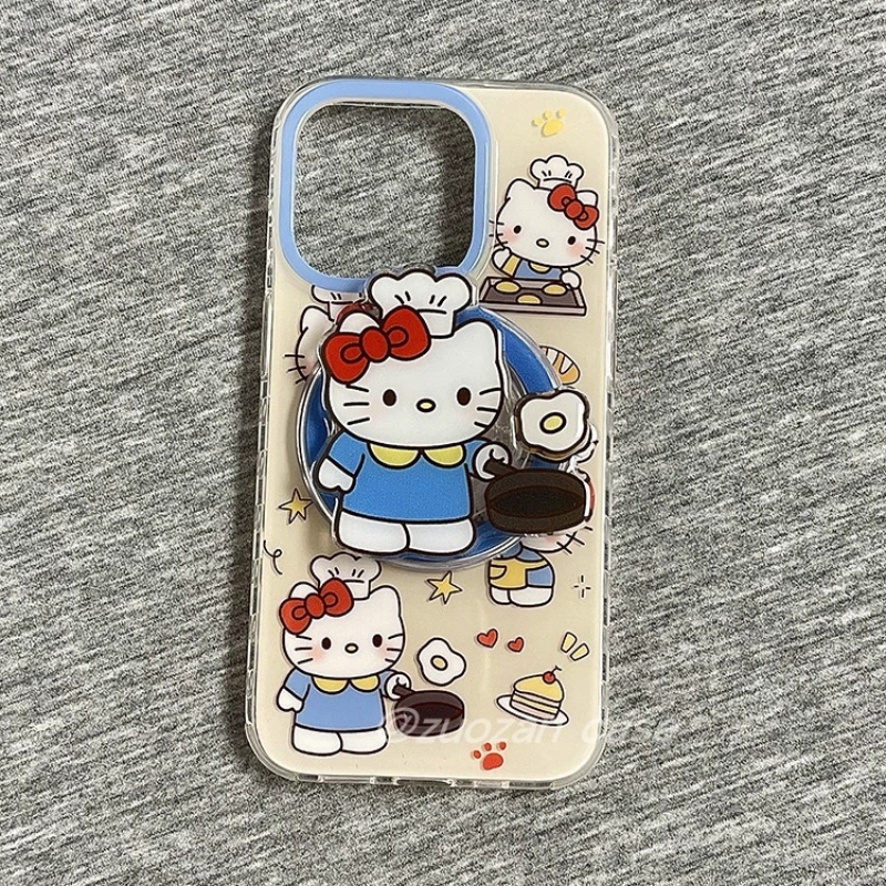 面包厨师hellokitty磁吸支架适用Mate70PRO/60华为Nova14/13手机壳12pro可爱PURA80/70pro女P60防摔50E畅享80
