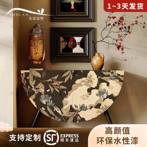 法式入户实木一体立柜家用卧室