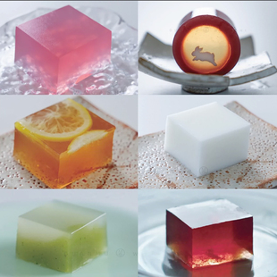 日本流果子和果子寒天羊羹模具三堀纯一茶果子果冻陶瓷刮刀