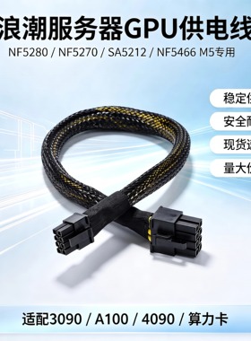 浪潮NF5280/SA5212/NF5466M5服务器显卡供电线3090A1004090算力卡