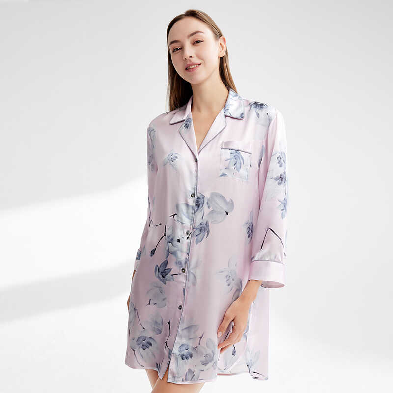 100%桑蚕丝女式连衣裙邢康莉专享
