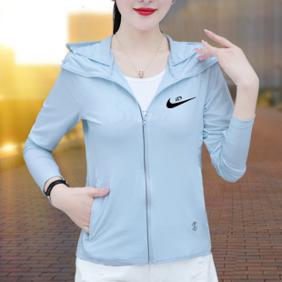 官网正品 长袖 夏季 薄款 透气防紫外线女士皮肤防晒服 防晒衣女款