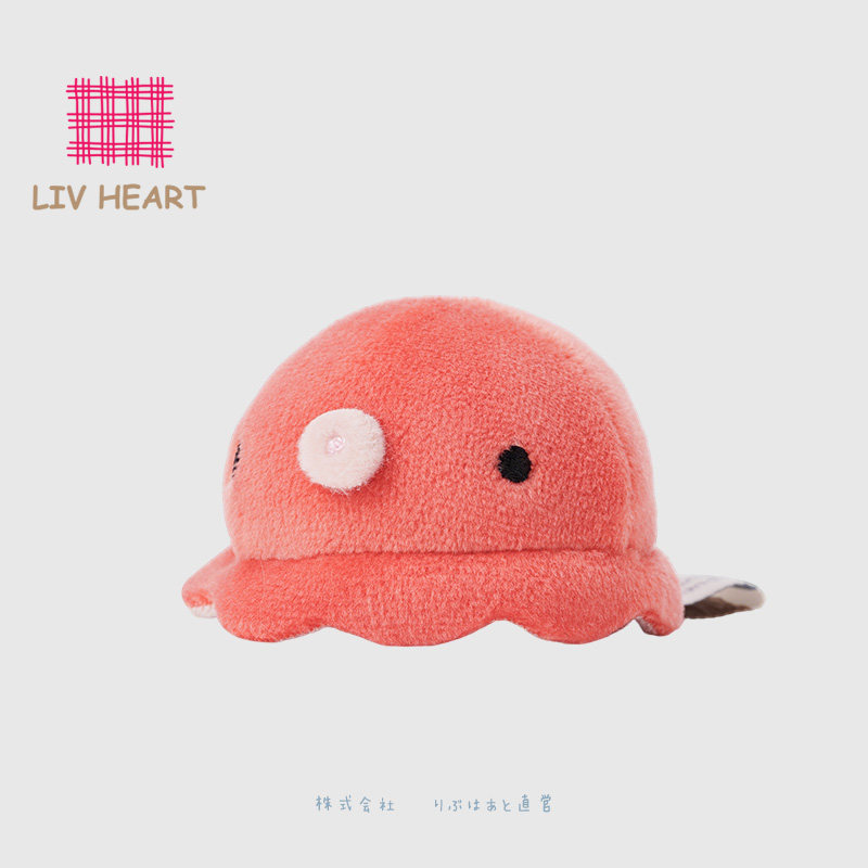 【磁吸冰箱贴】联名LIVHEART可爱章鱼毛绒玩具公仔玩偶个性磁性贴