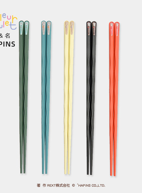 联名HAPiNS猫咪筷子一人一筷便携个人专用家用合金筷子耐高温分餐