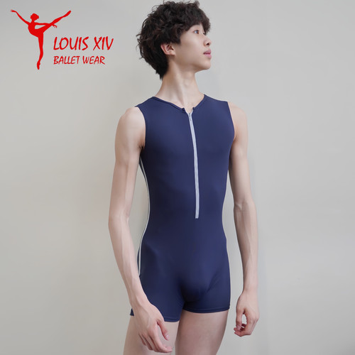 路易十四男生芭蕾舞练功服考级体操服专业形体服艺考连体服舞蹈