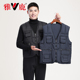羽绒马甲男内外穿多口袋加厚保暖背心马甲2025冬新款 今年流行爆款