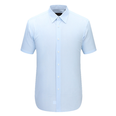 雅戈尔 商场同款男浅蓝条纹DP系列短袖衬衫YSDP120702IJA