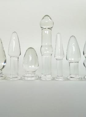 A glass-made anus used as a masturbation toy
